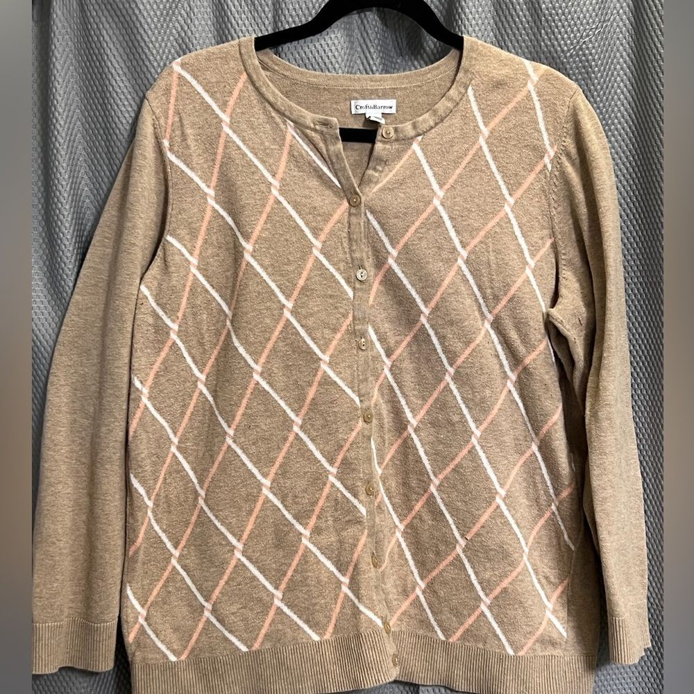 CROFT & BARROW: Women's button up Cardigan sz. 1X